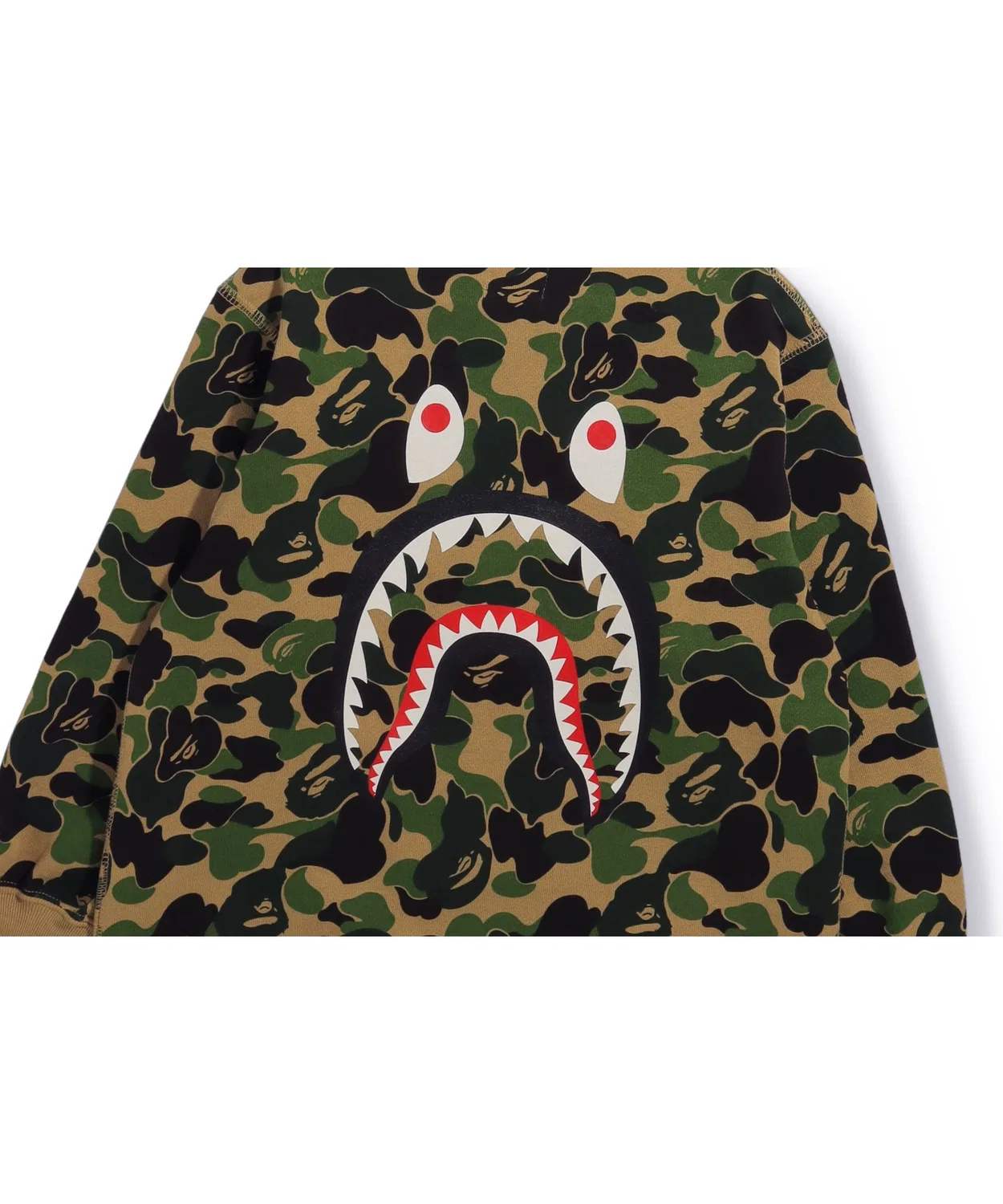 Свитшот с камуфляжем A Bathing Ape длинный рукав синий — фото 4