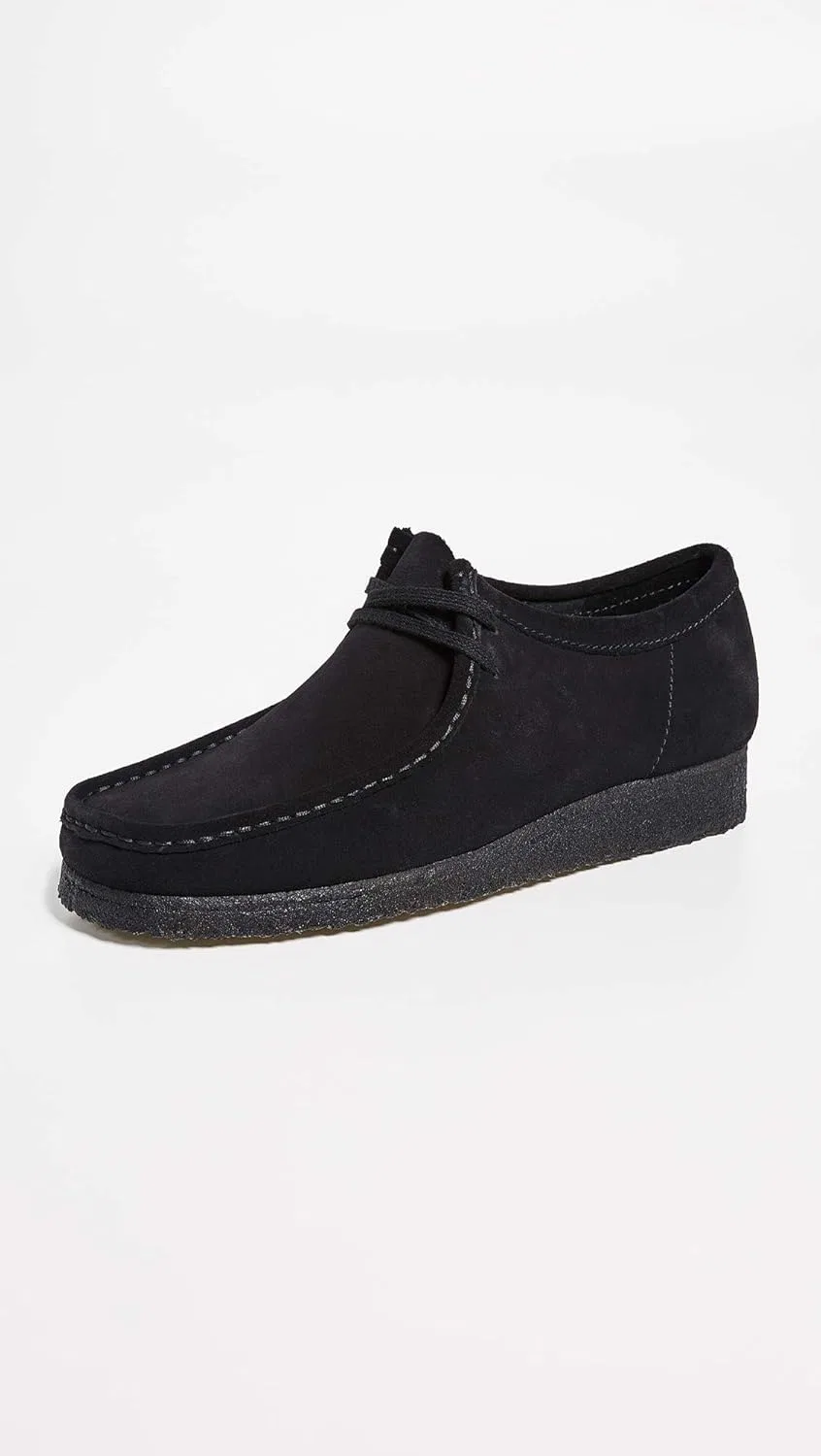 Мокасины Clarks Wallabee, черный/черный — фото 4