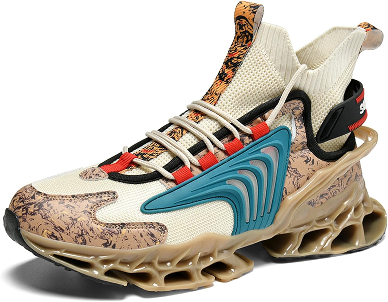 

Мужские кроссовки GSIGUL для бега, с сеткой, дышащие, для тенниса, ходьбы и тренировок в зале, бежевый