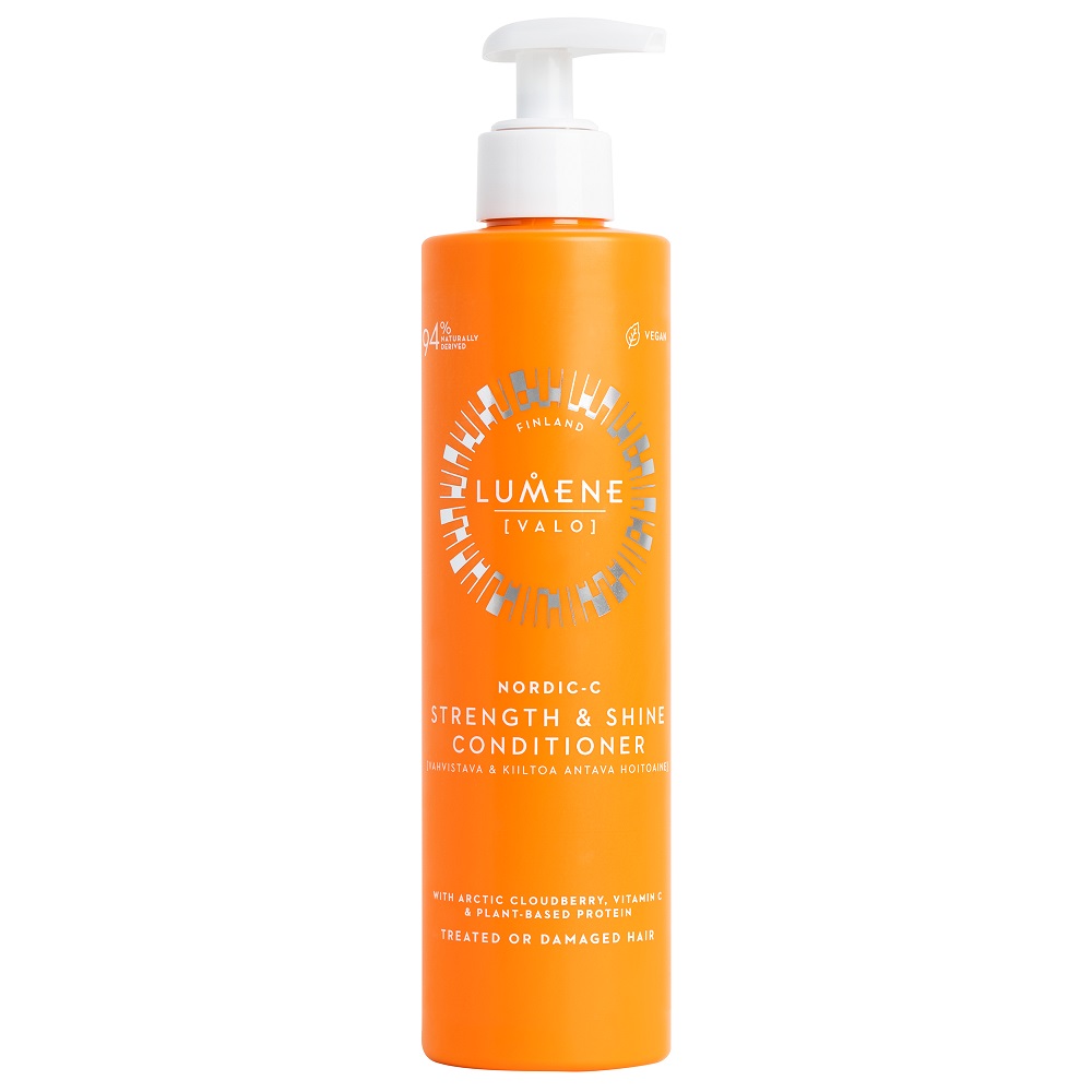 

Укрепляющий и придающий блеск кондиционер для волос nordic-c [valo] strength & shine conditioner Lumene, 300 мл
