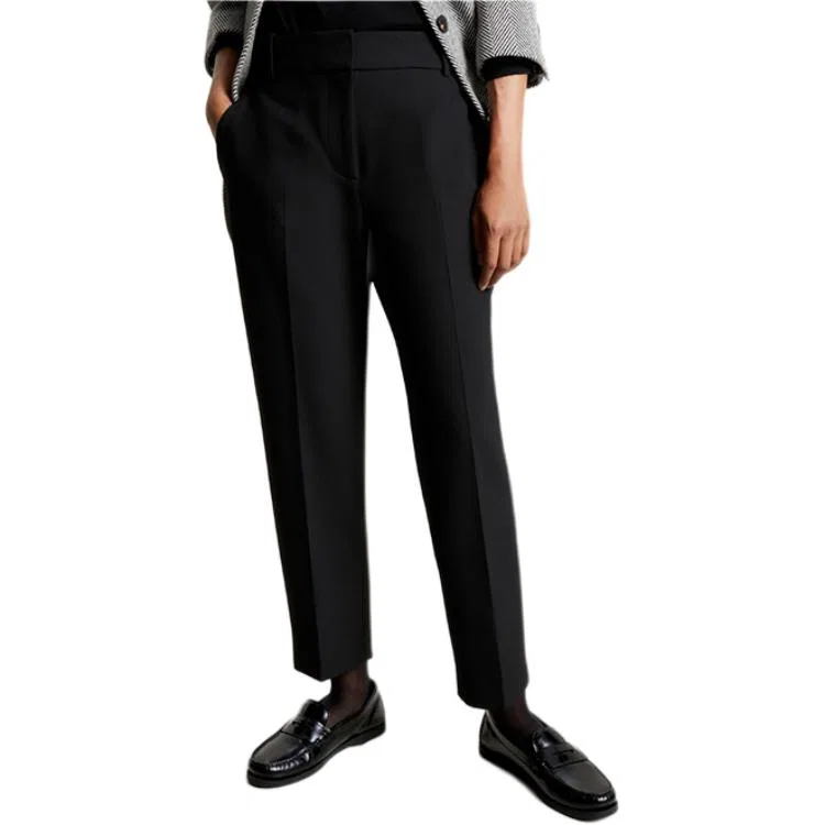 Брюки зауженные mid-rise Tommy Hilfiger, Black BDS — фото 3