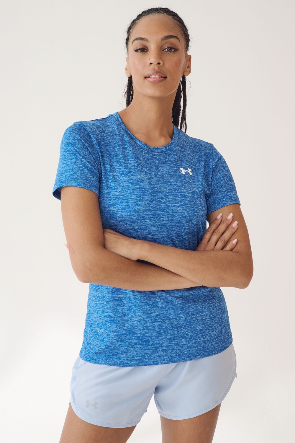 

Футболка с круглым вырезом Tech Twist Under Armour, синий