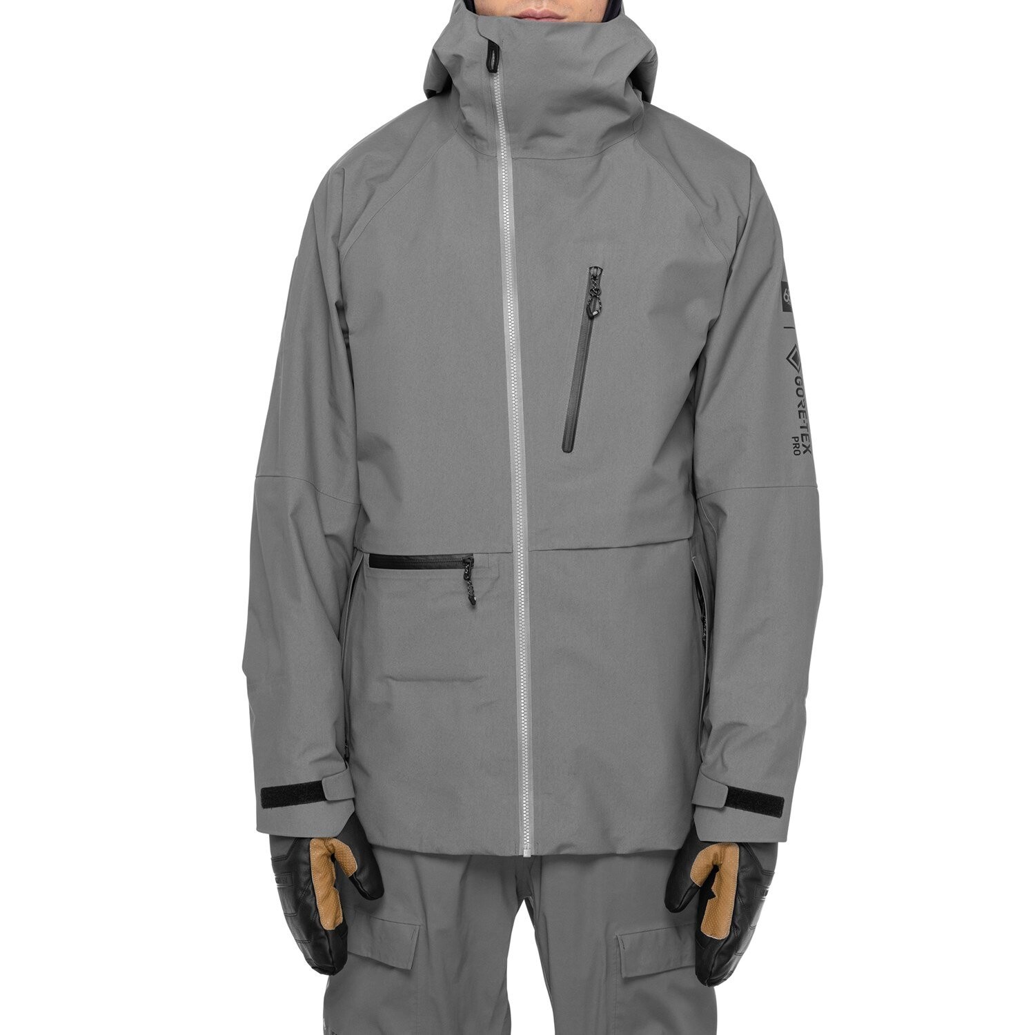 

Куртка 686 GLCR GORE-TEX 3L Hydra Thermagraph, цвет Rhino Grey