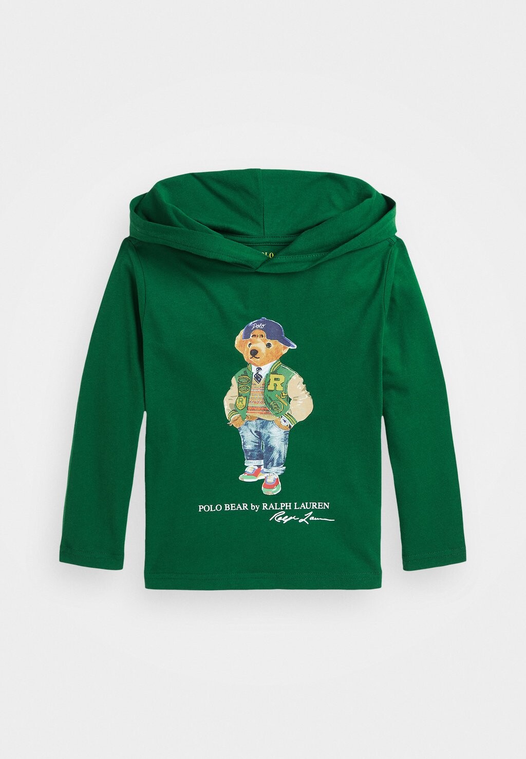 

Толстовка с капюшоном POLO BEAR COTTON JERSEY HOODED TEE Ralph Lauren, темно-зеленый