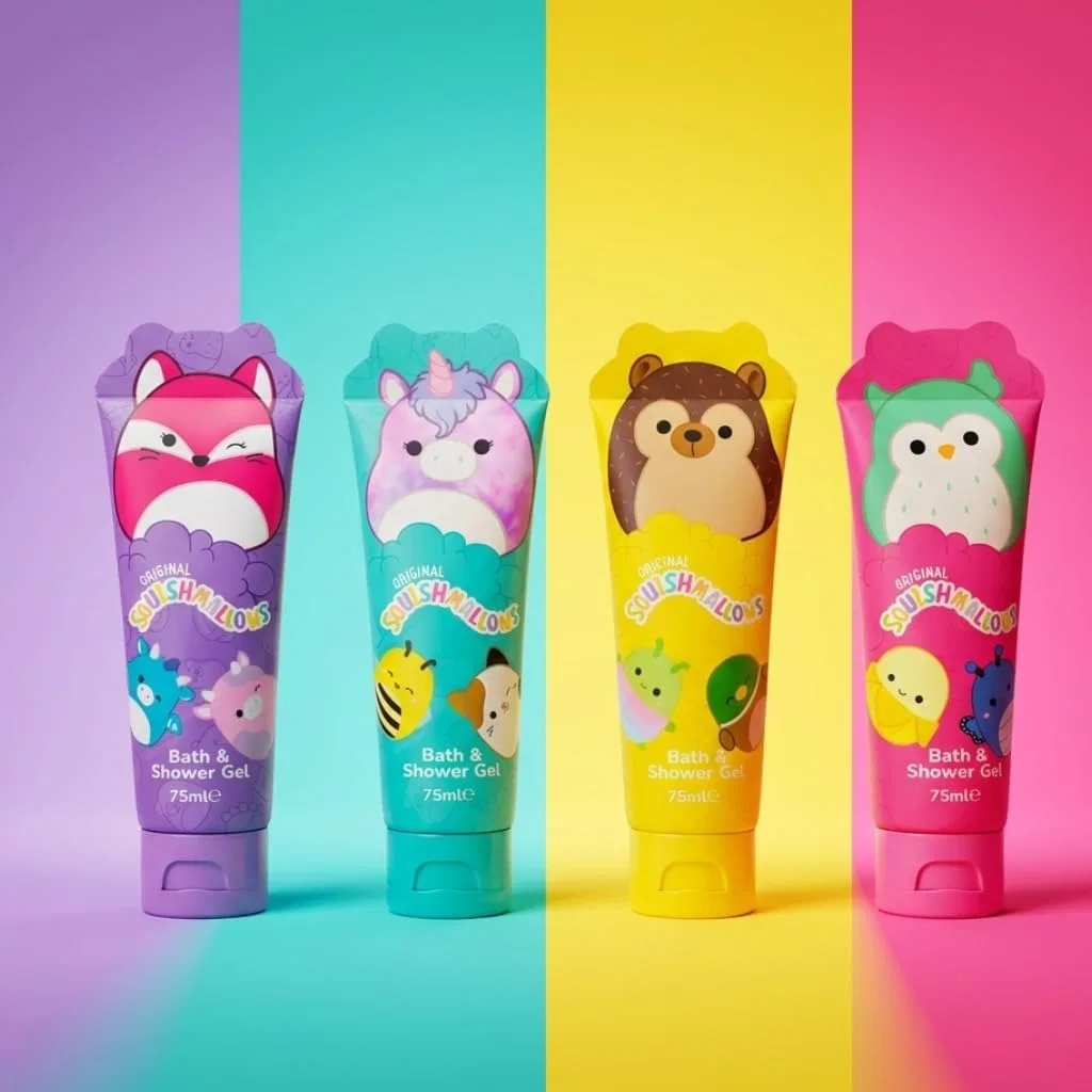 Набор гелей для душа и ванны «Fun Characters» от Squishmallows Corsair Toiletries — фото 4