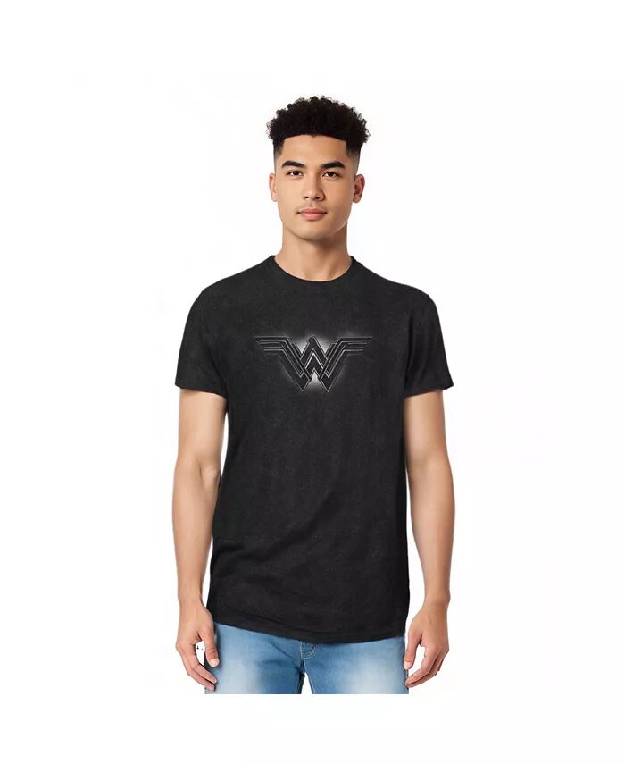 

Мужская футболка Glow Emblem Adult Heather Batman V Superman, черный