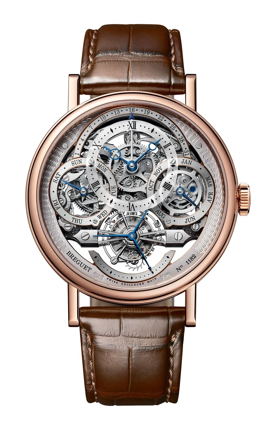 Классик Гран Компликация Скелетон Вечный Календарь - 3795BR/1E/9WU BREGUET, золотой