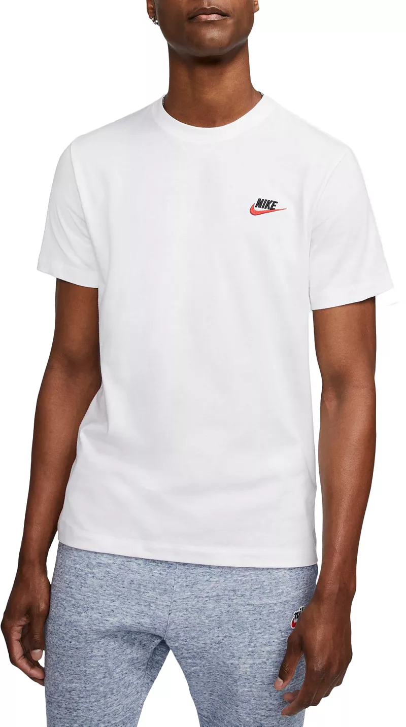 

Мужская футболка Nike Sportswear Club, белый/черный