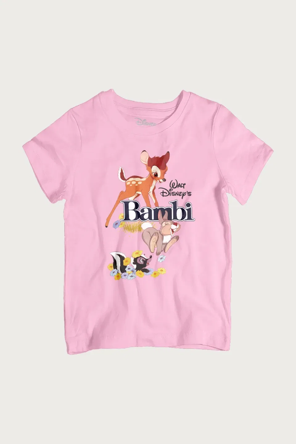 Футболка с принтом Disney Bambi, хлопок, светло-розовый — фото 2