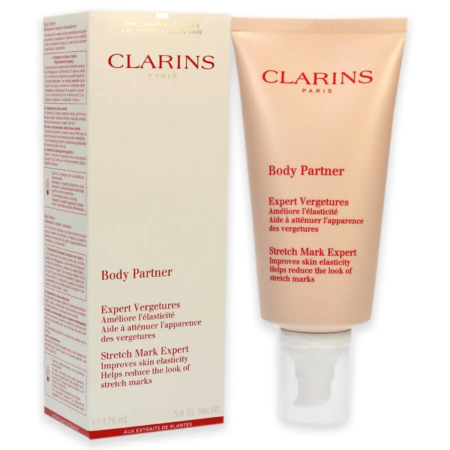 Body Partner Stretch Mark Expert от Clarins для всех полов - лосьон для тела 5,8 унции — фото 3
