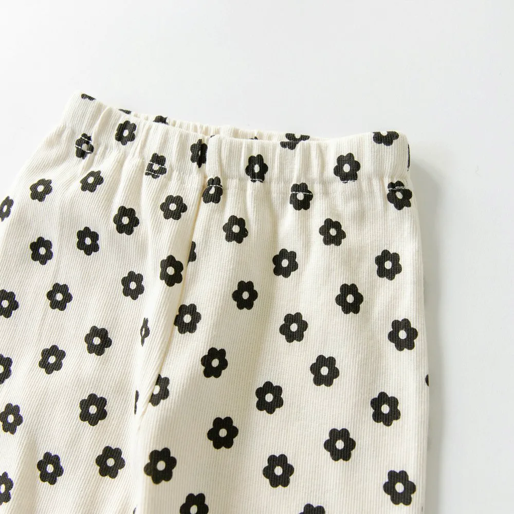 Рубчатые брюки-клеш Branshes, 95: Ivory_Floral Pattern — фото 3