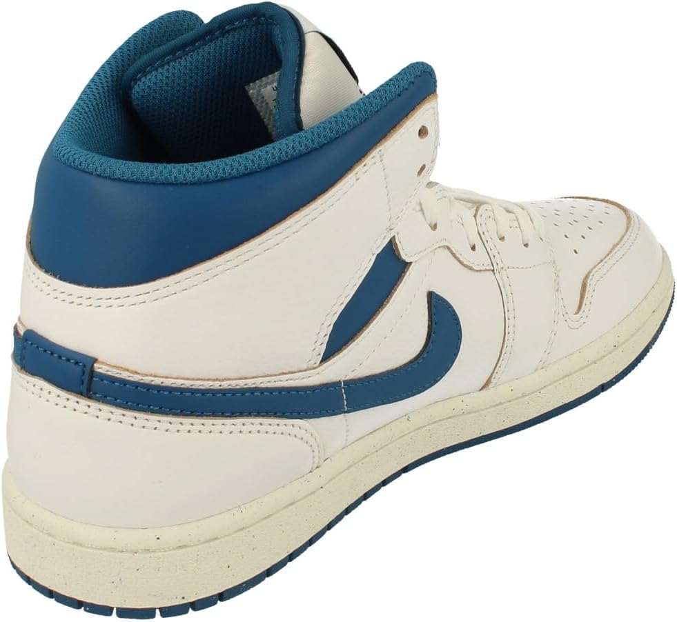 Мужские кроссовки Nike Air Jordan 1, белый/синий — фото 3