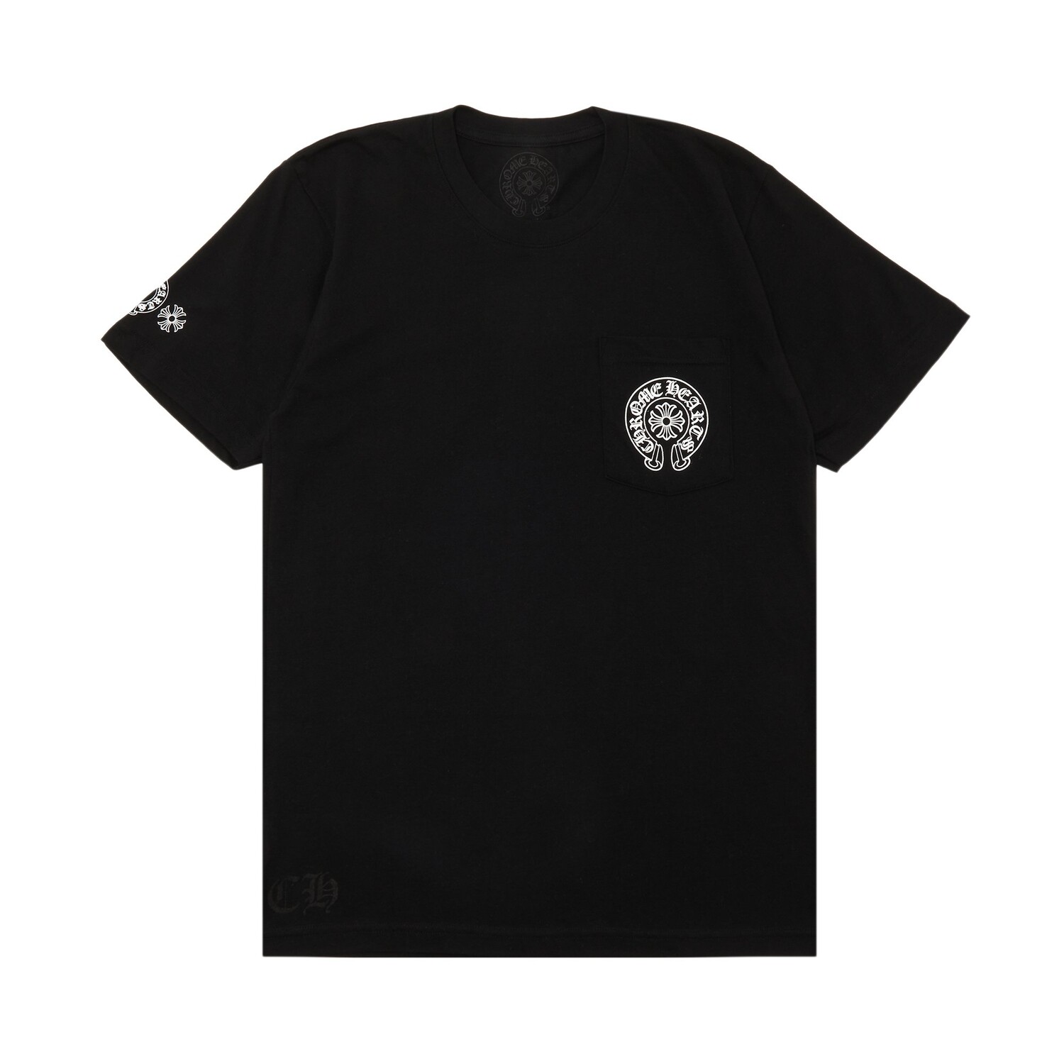 

Футболка Chrome Hearts Horseshoe, черная, Черный, Футболка Chrome Hearts Horseshoe, черная