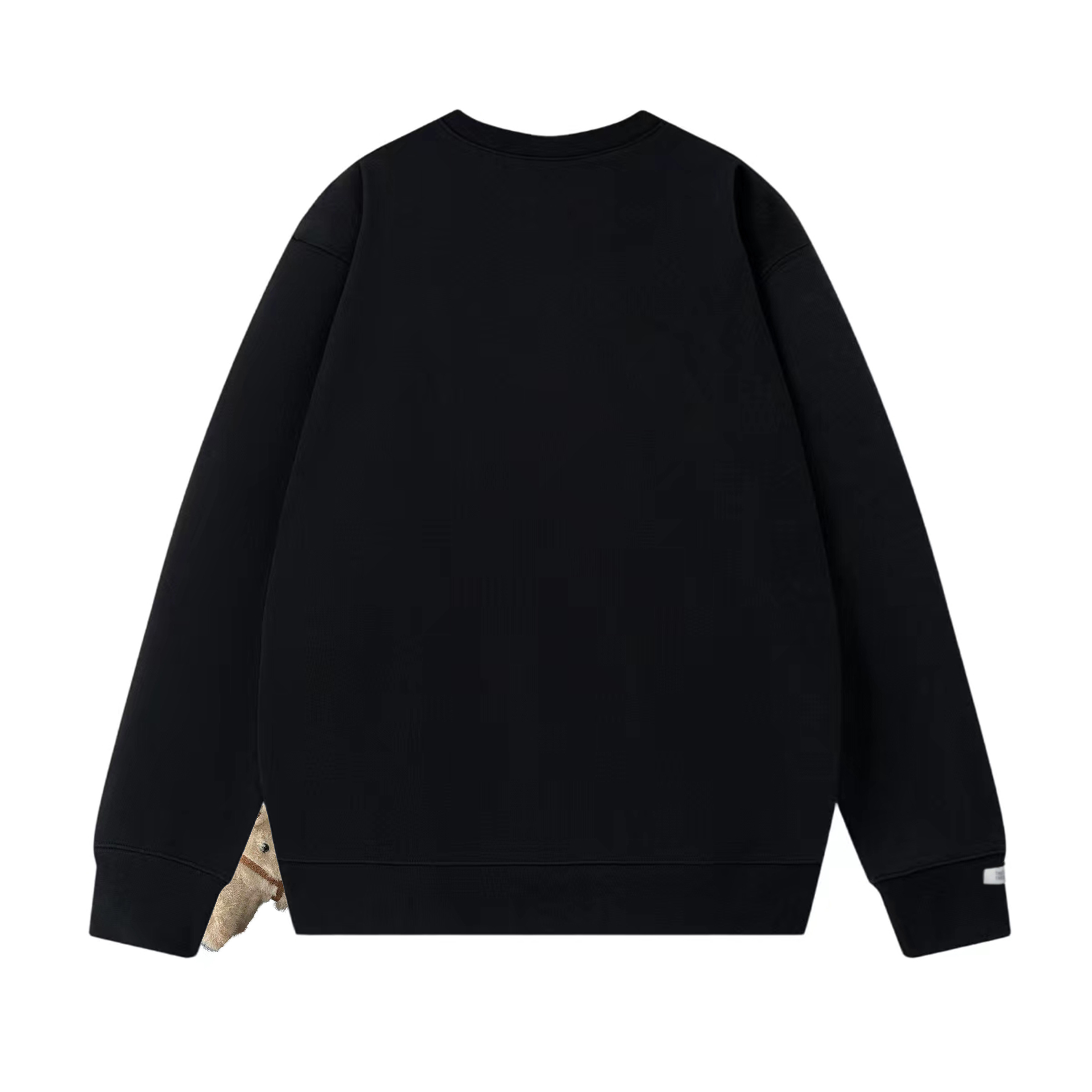 Adidas Свитшоты Unisex Black с круглым вырезом, умеренная посадка, Regular — фото 3