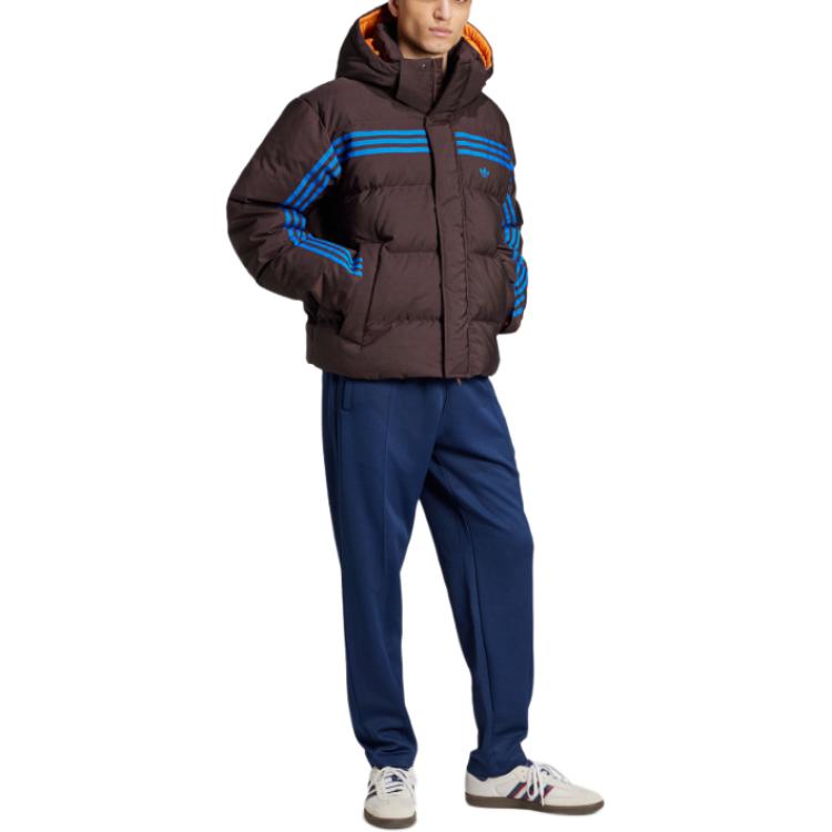 Adidas Originals Куртка Adidas 70s Premium, Dark Gray Brown — фото 4
