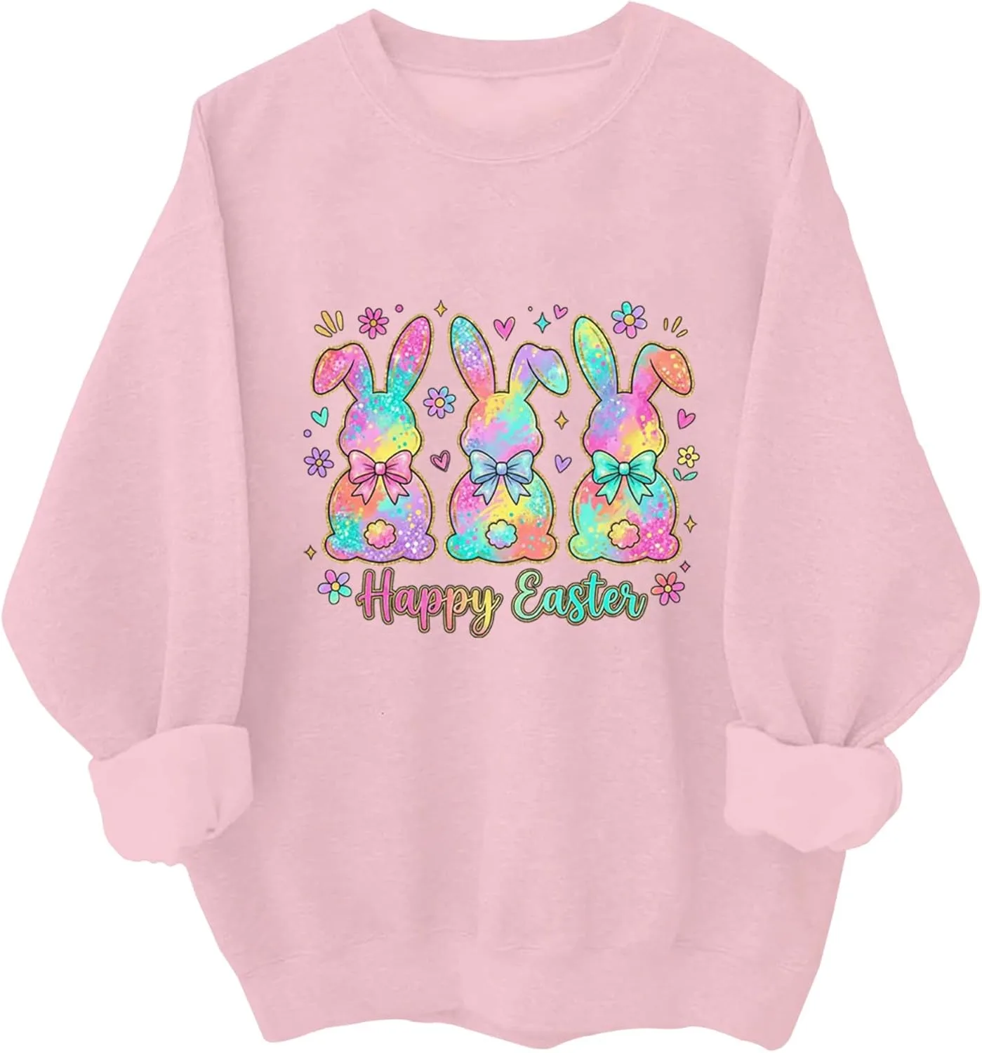 

Толстовка Happy Easter Bunny с разноцветным радужным принтом Relliot