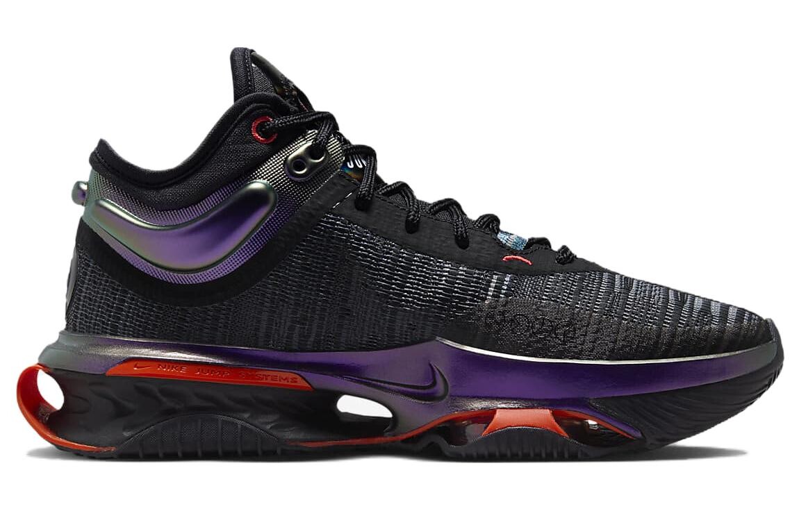 Nike Air Zoom G.T. Мужские баскетбольные кроссовки Jump 2, Черный/Фиолетовый — фото 2