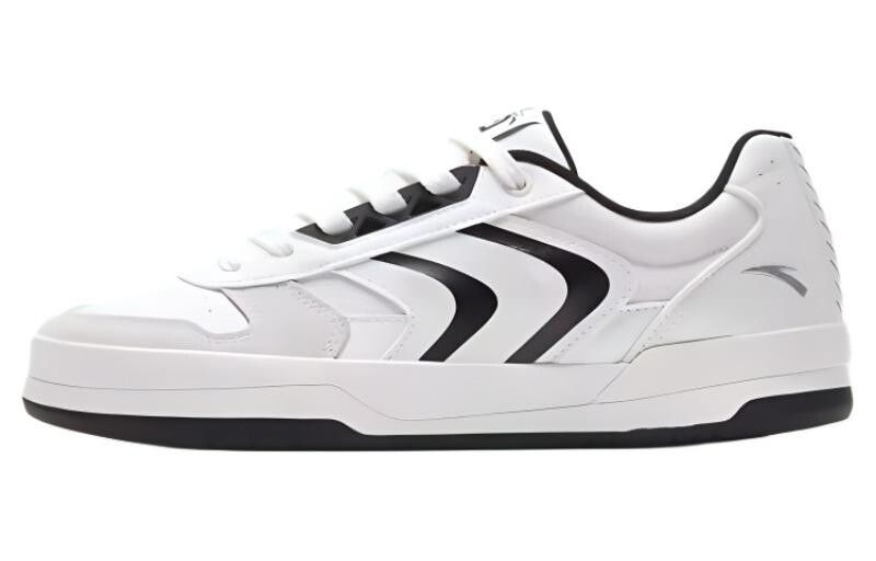 

Кроссовки ANTA Skateboarding Shoes Men Low-top Black/White, черный/белый