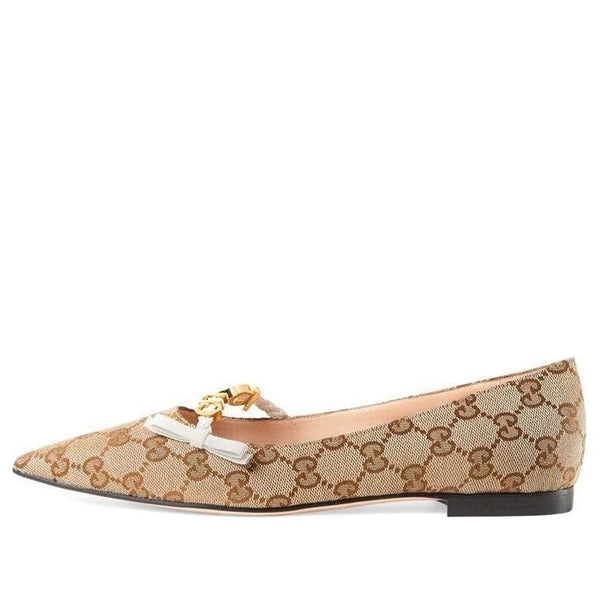 Кроссовки ballet flat 'beige' Gucci, бежевый