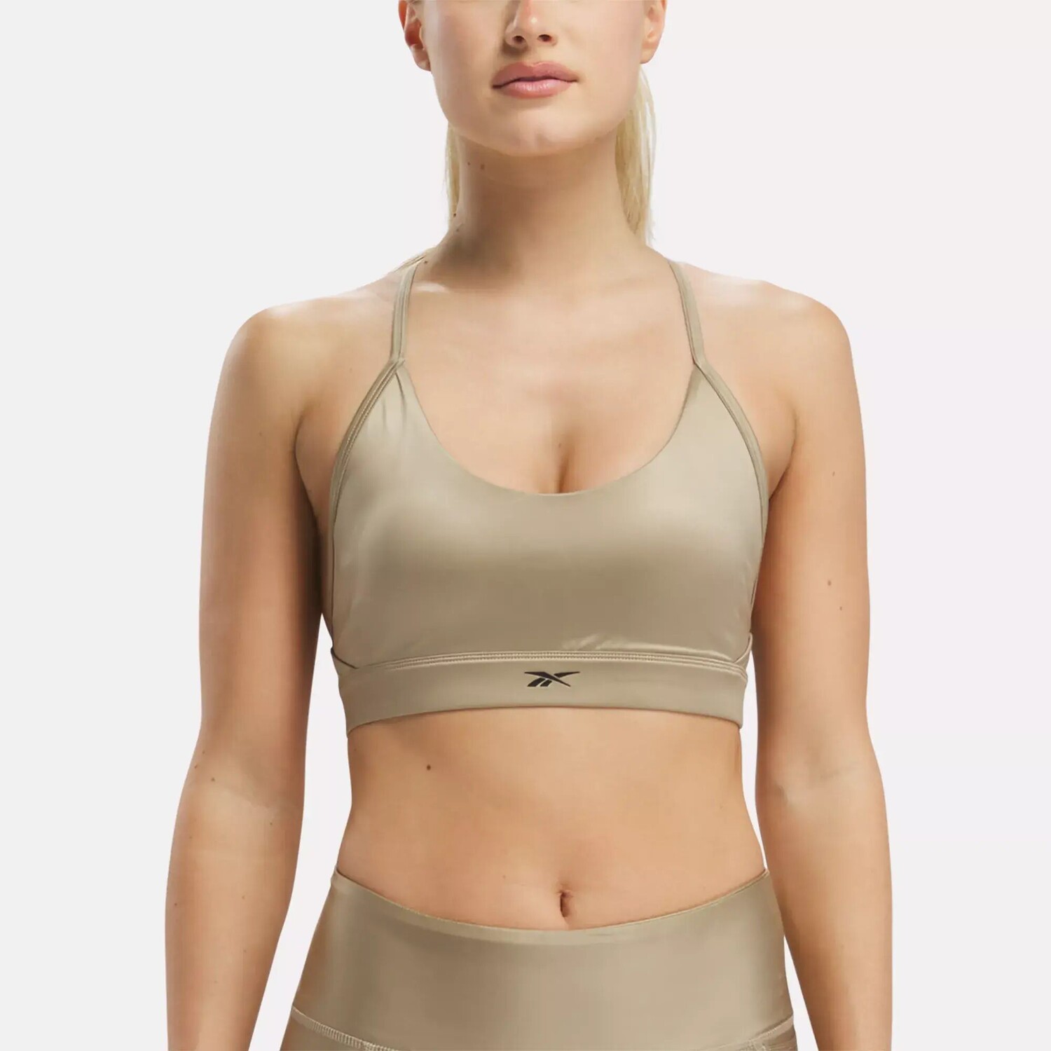 

Бюстгальтер с бретелями Lux Shine Reebok, бежевый