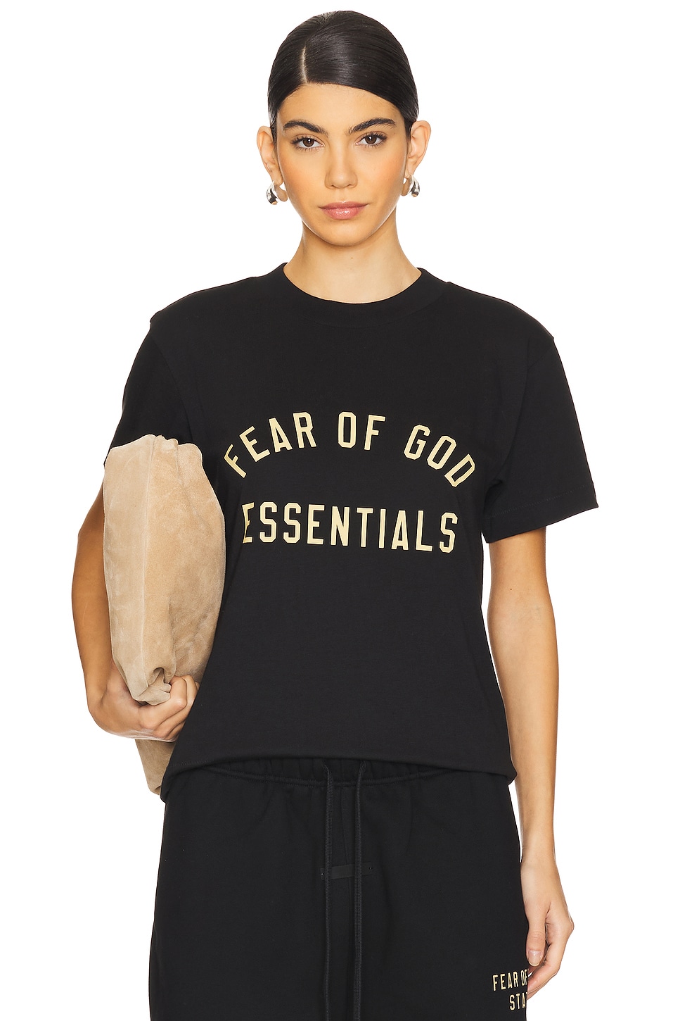 

Футболка с круглым вырезом Fear Of God Essentials, черный