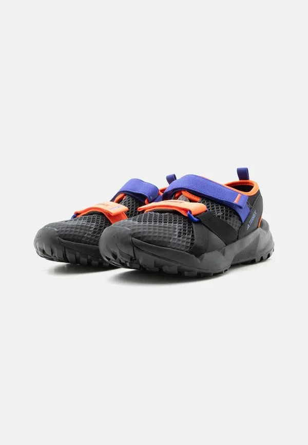 Сандалии для ходьбы hydroterra Adidas Terrex, Core Black/Lucid Blue/Semi Impact Orange — фото 2