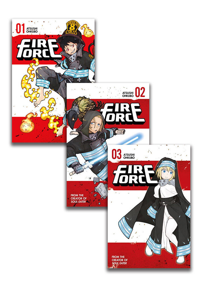 

Манга Fire Force Manga (1-3) Bundle