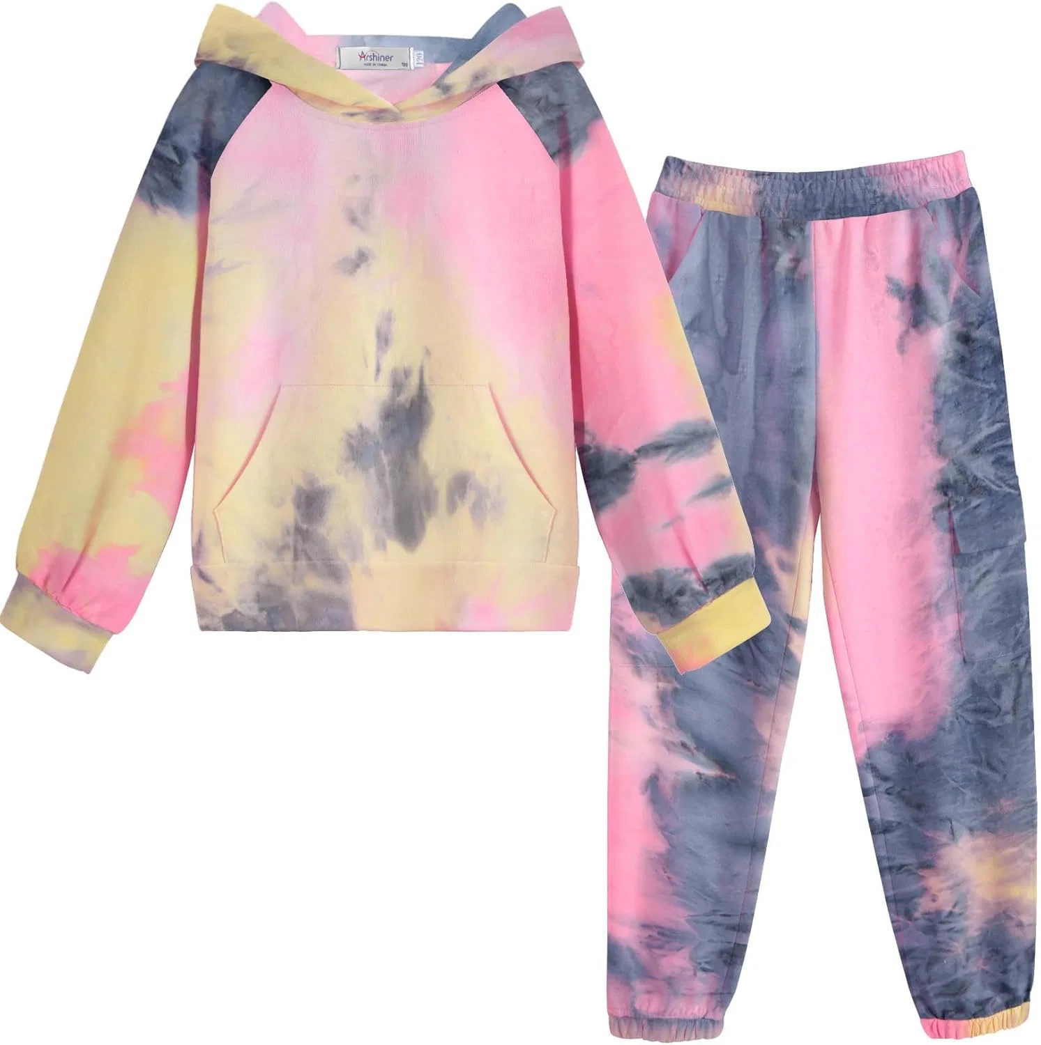 Детский спортивный костюм тай-дай, Arshiner, 2 предмета, D-tie Dye