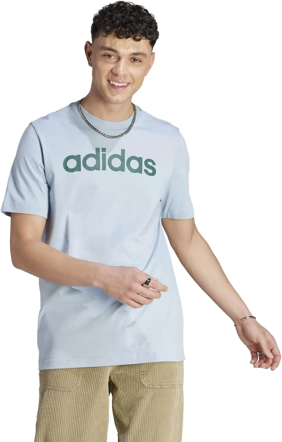 

Футболка adidas Essentials Single Jersey с вышитым логотипом