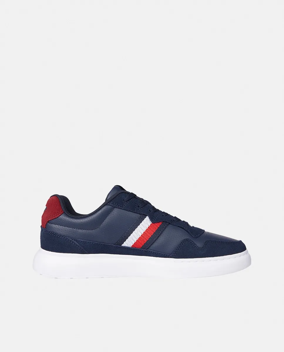 

Мужские ботинки шлемовидного типа, низкие, сверхлегкие кожаные Tommy Hilfiger, тёмно-синий