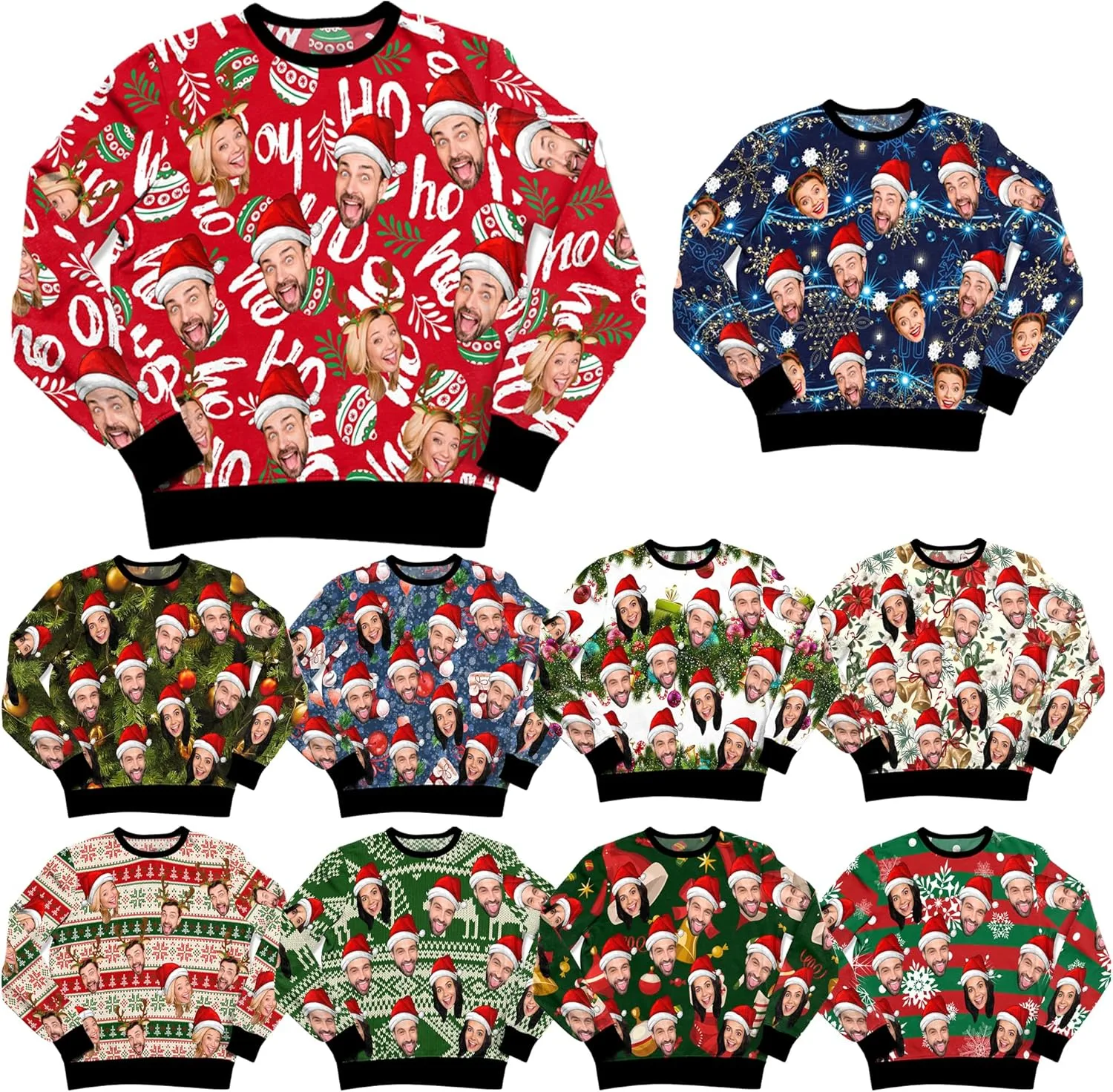 

Свитшот Funny Crewneck для рождественской вечеринки Konijoyce