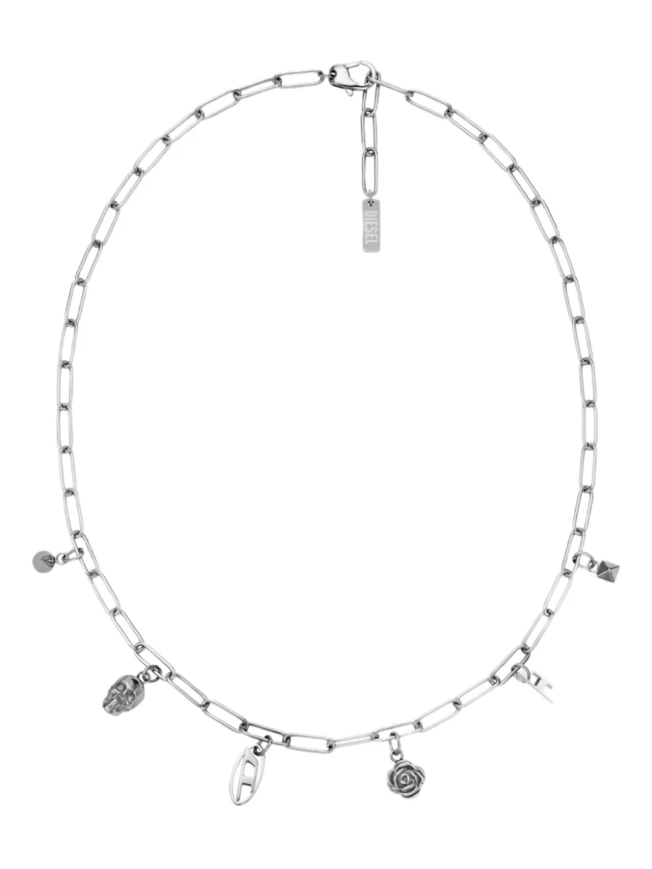 

DX1605040 ожерелье Diesel, серебряный