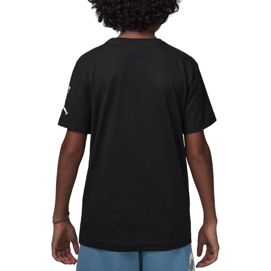 Футболка (GS) Air Jordan Quai 54 Graphic T-Shirt 'Off Noir', черный — фото 2