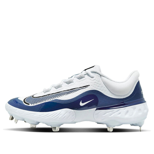 

Кроссовки cleats alpha huarache elite 4 low 'white blue' Nike, белый