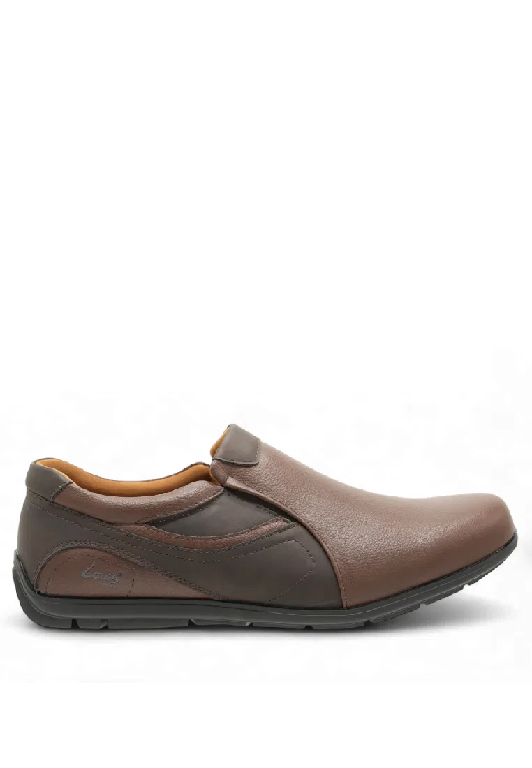 Мужские лоферы, slip-on, модель 250131354 Louis Cuppers, кофейный