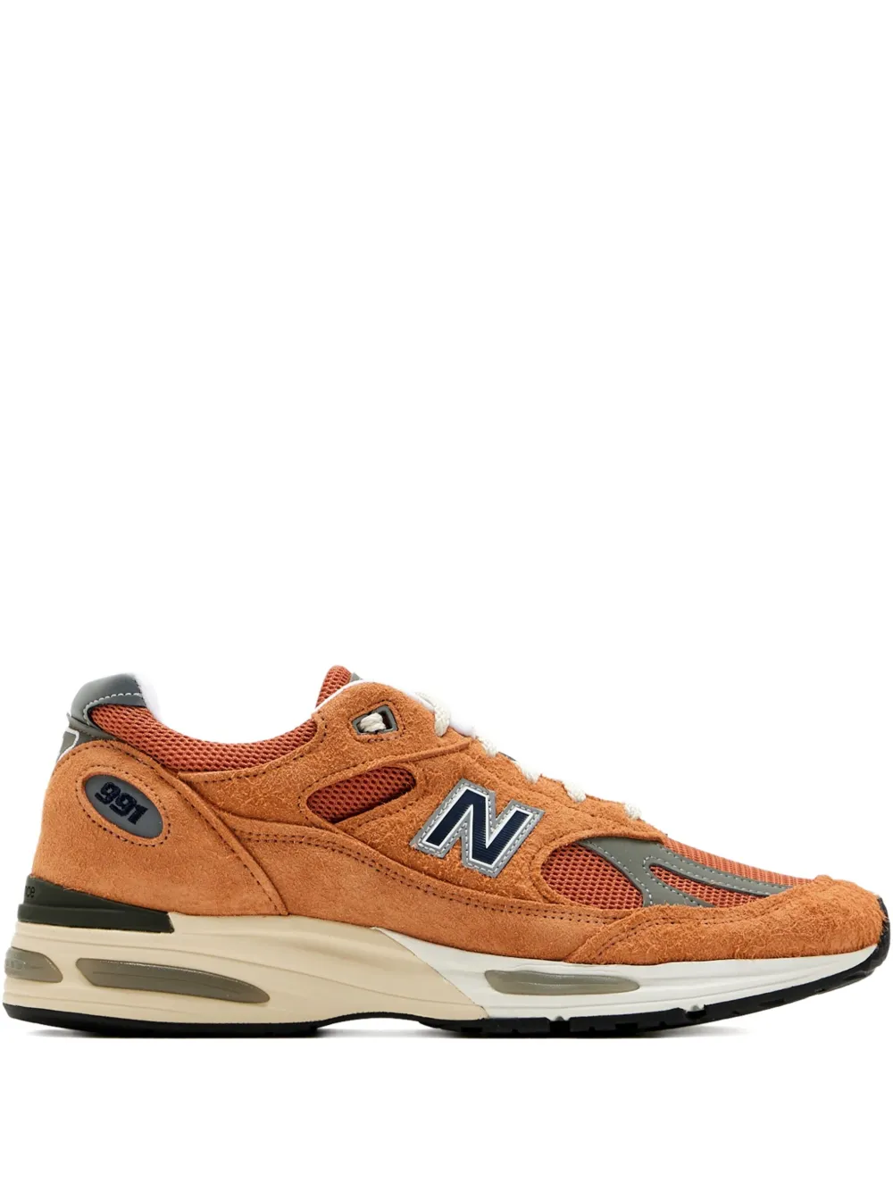 

Кроссовки Made in UK U991V2 NEW BALANCE, коричневый