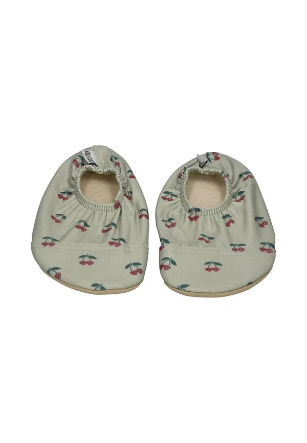 Детские домашние тапочки Slippers Slipstop, вишнево-зеленый — фото 3