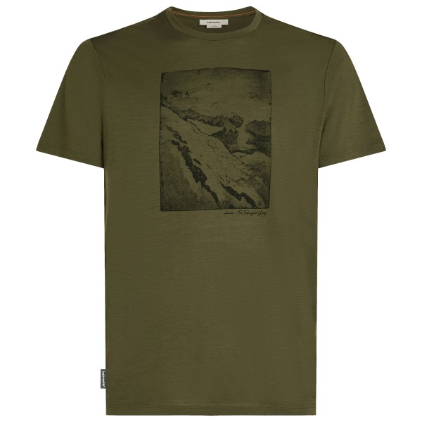 

Футболка Merino 150 tech lite s/s summit - рубашка из мериноса Icebreaker, Loden