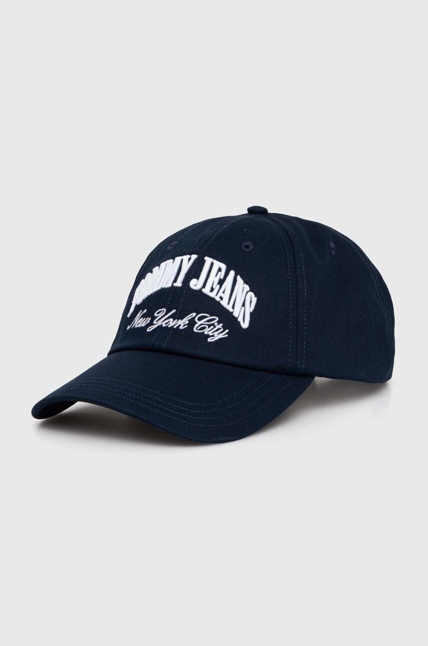 

Хлопковая бейсболка Tommy Jeans, темно-синий