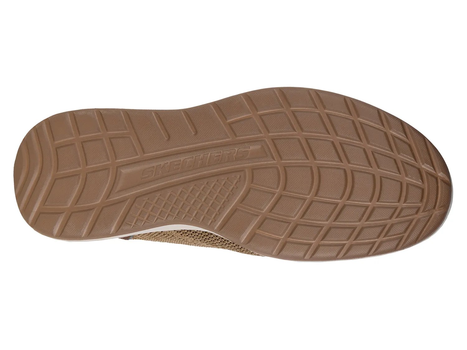 Слипоны Skechers Slip-Ins Relaxed Fit: Sterling Ramone Slip-On Sneaker, серо-коричневый — фото 4