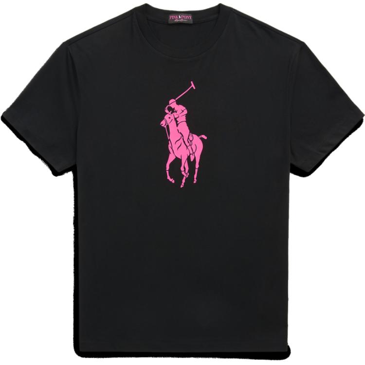 Детская футболка Polo Pony Polo Ralph Lauren, черный — фото 3