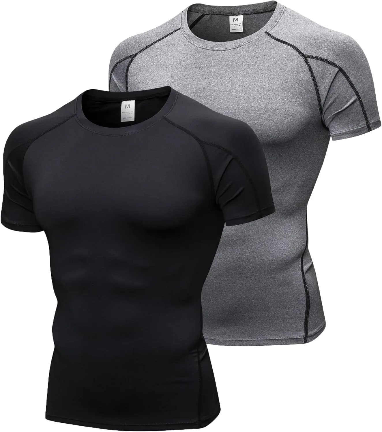 

Мужская компрессионная футболка с коротким рукавом для тренировок Queerier