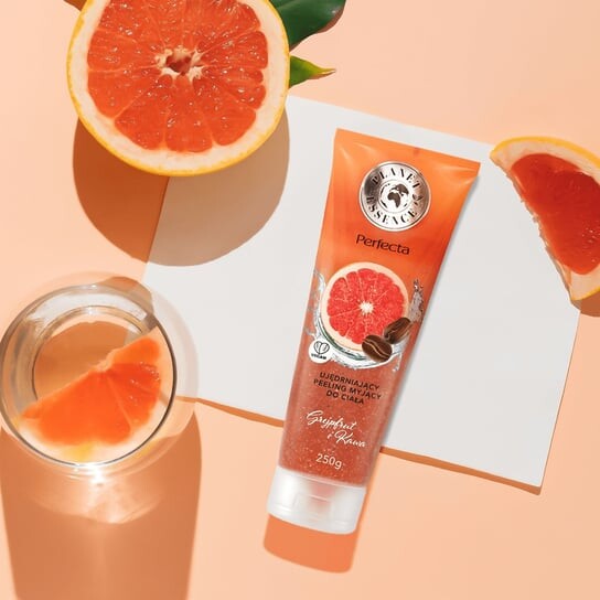 Укрепляющий очищающий скраб для тела Грейпфрут и Кофе, 250г Perfecta Planet Essence — фото 2