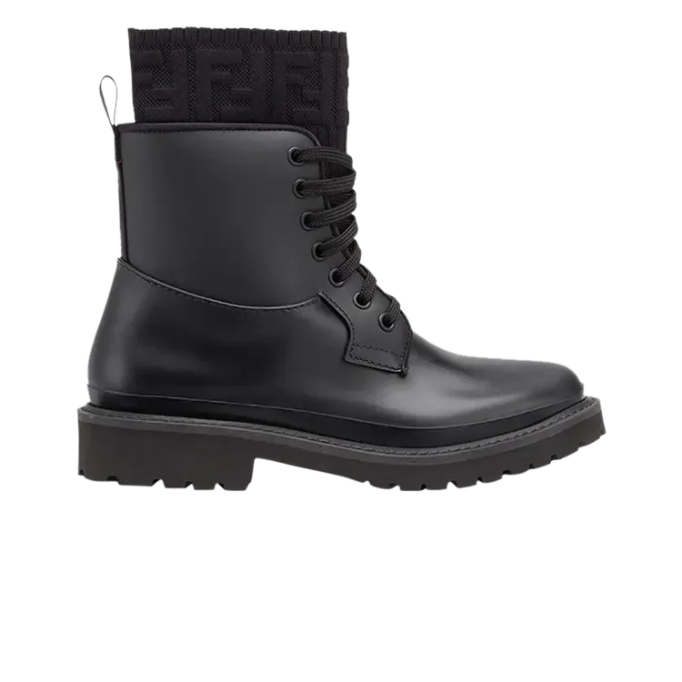 Ботинки Fendi Wmns Rockoko PVC Biker Boot, черный