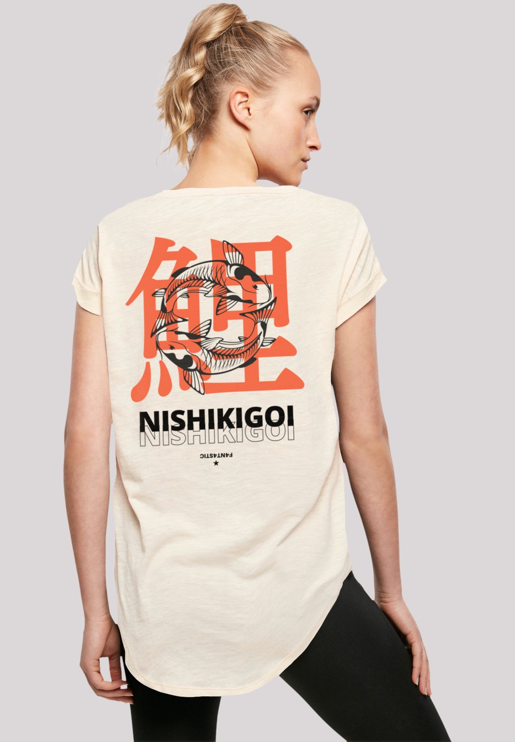 

Футболка с принтом NISHIKIGOI KOI JAPAN GRAFIK F4NT4STIC, песочный