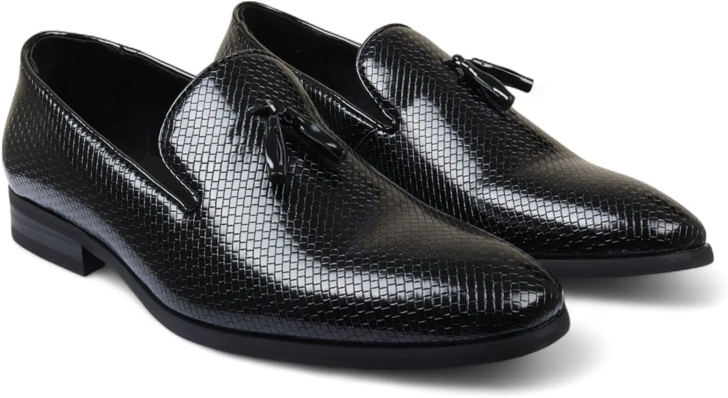 Лоферы мужские с кисточками Dolcetto, черный Infinity Leather — фото 2