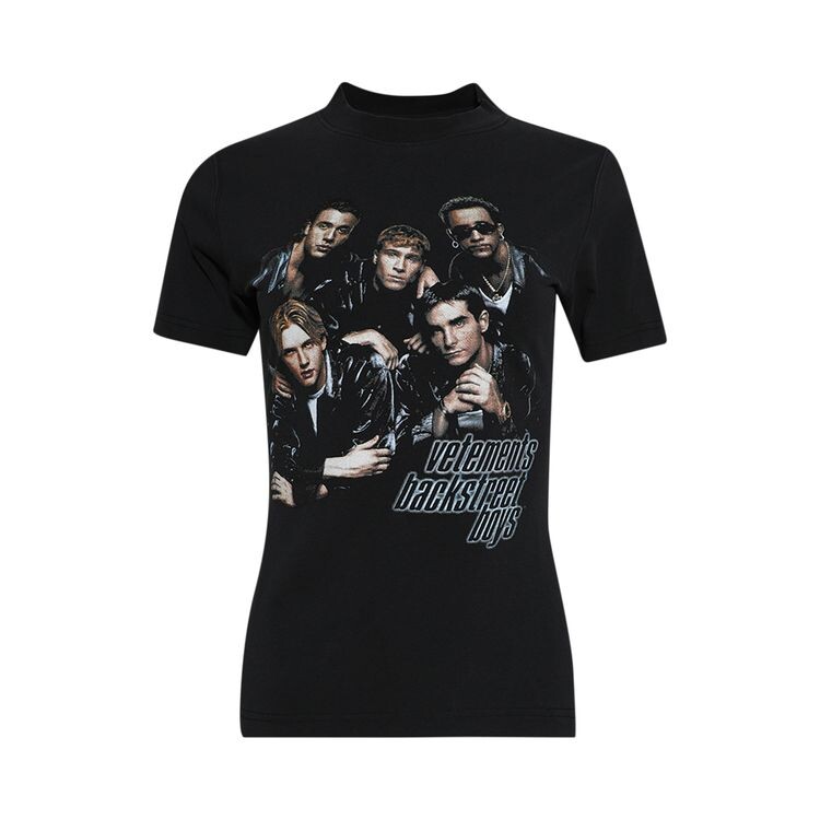 

Футболка Vetements Backstreetboys Fitted Hourglass T-Shirt Black, черный