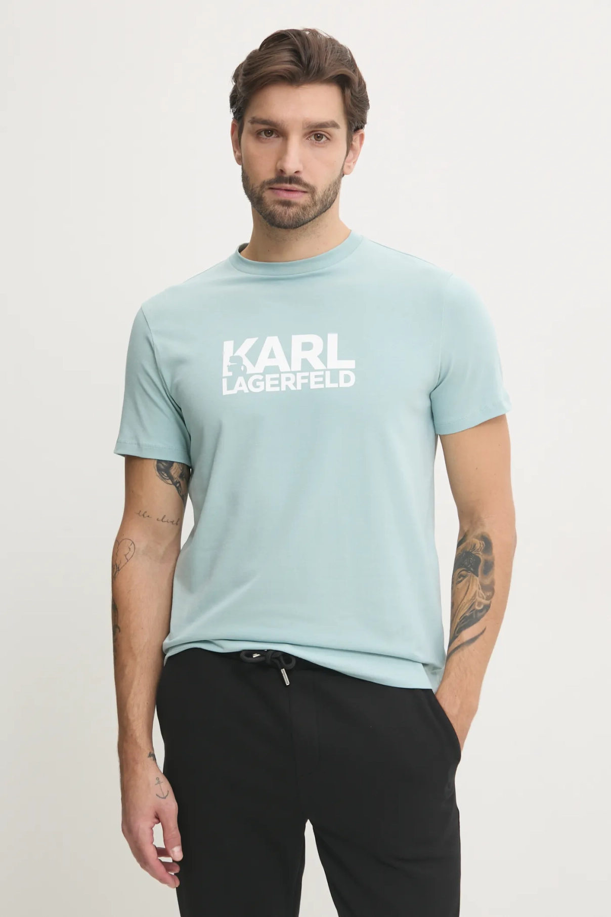 

Футболка Karl Lagerfeld, бирюзовый