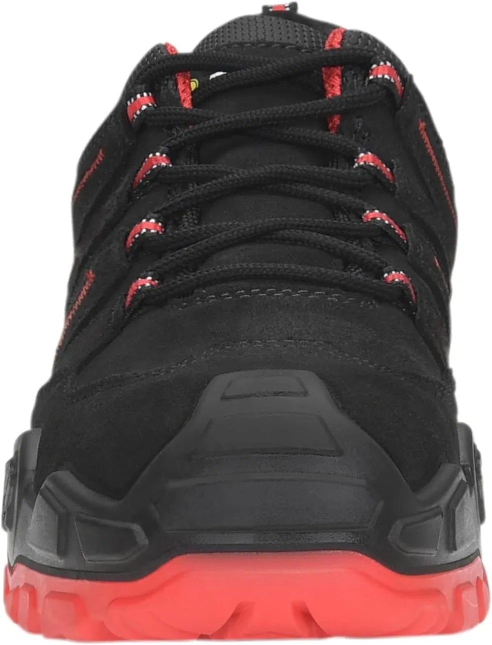 Защитные ботинки ELTEN Quentin Black-Red Low ESD S3S для мужчин и женщин, кожа/текстиль, стальной защитный носок, легкие, классический дизайн — фото 4