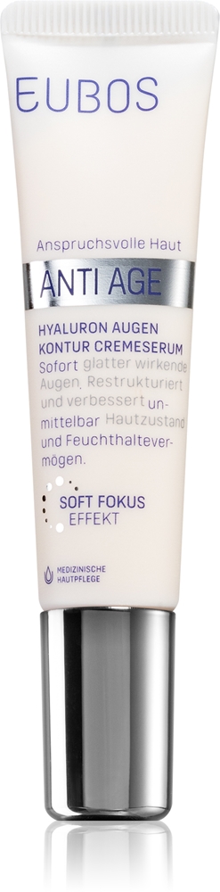 

Крем-Сыворотка с гиалуроном для области вокруг глаз Eubos, 15 мл